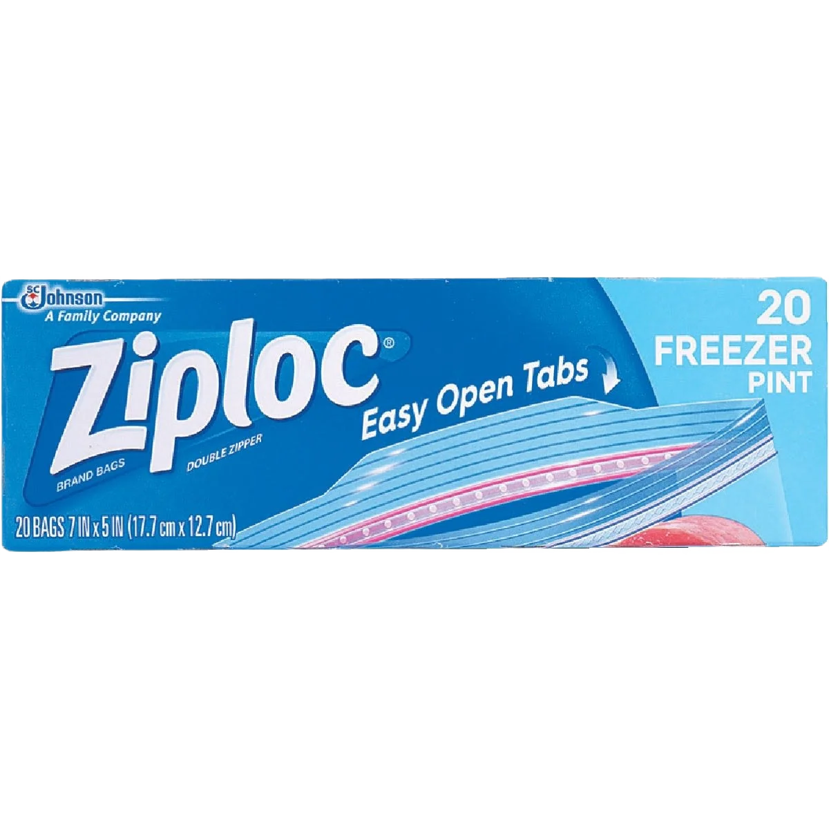 Pure Ziploc 1 Pint zer Bags 20-Pack Fine