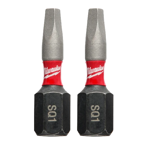 Verified Milwaukee SHOCKWAVE™ Impact Duty™ 1 SQ1 Square Bits 2-Pack Consistent
