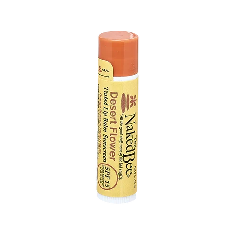 Superior The Naked Bee SPF 15 Orange Blossom Honey Desert Flower Tinted Lip Balm Advanced