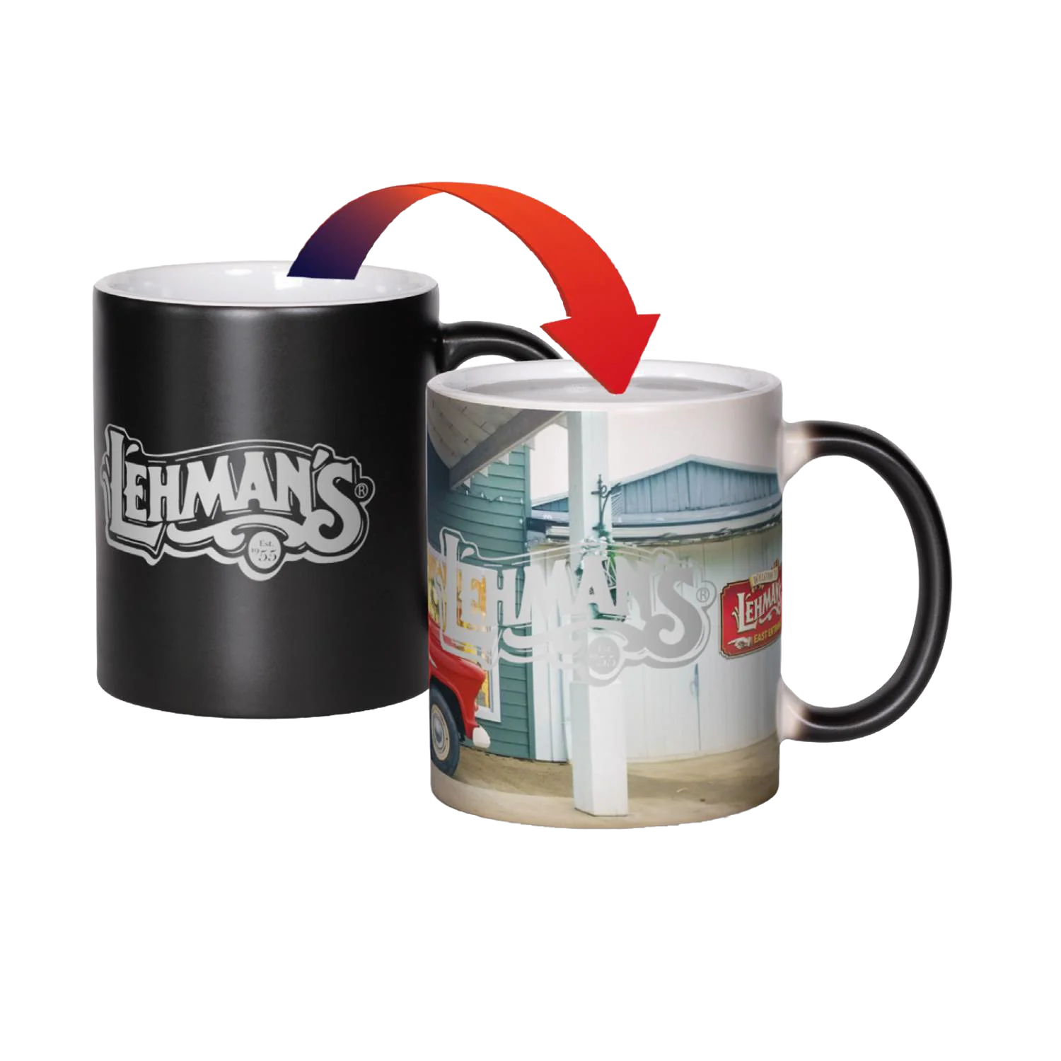 Natural Lehman's Color Changing Coffee Mug - 12 oz Genuine