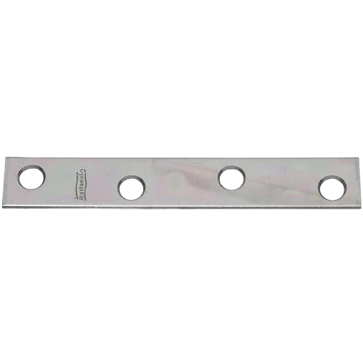Reliable National Hardware 4 x 5 8 Zinc Steel Mending Brace 4-Count Green