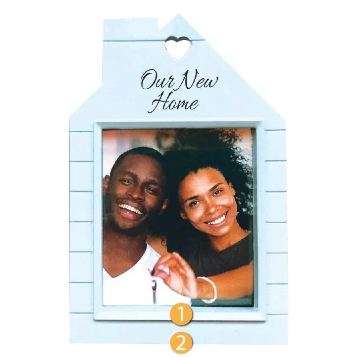 Crafted PolarX Personalized Our First Home Frame Ornament High-Quality