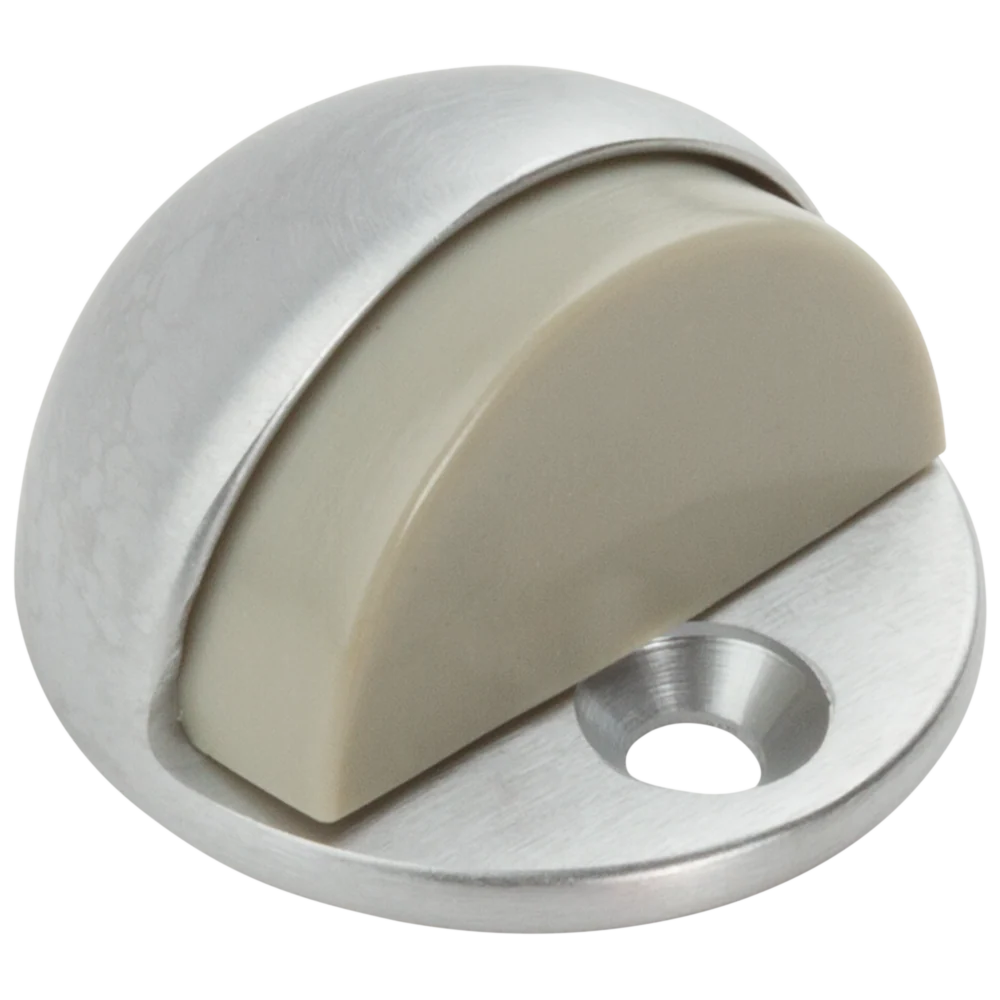 Efficient National Hardware Gallery Series Chrome Floor Door Stop Lightweight