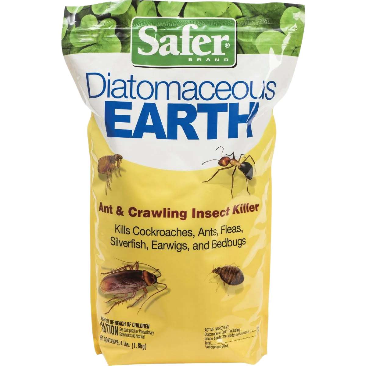 Versatile Safer Diatomaceous Earth Crawling Insect Killer Powder 4 lb. Luxury