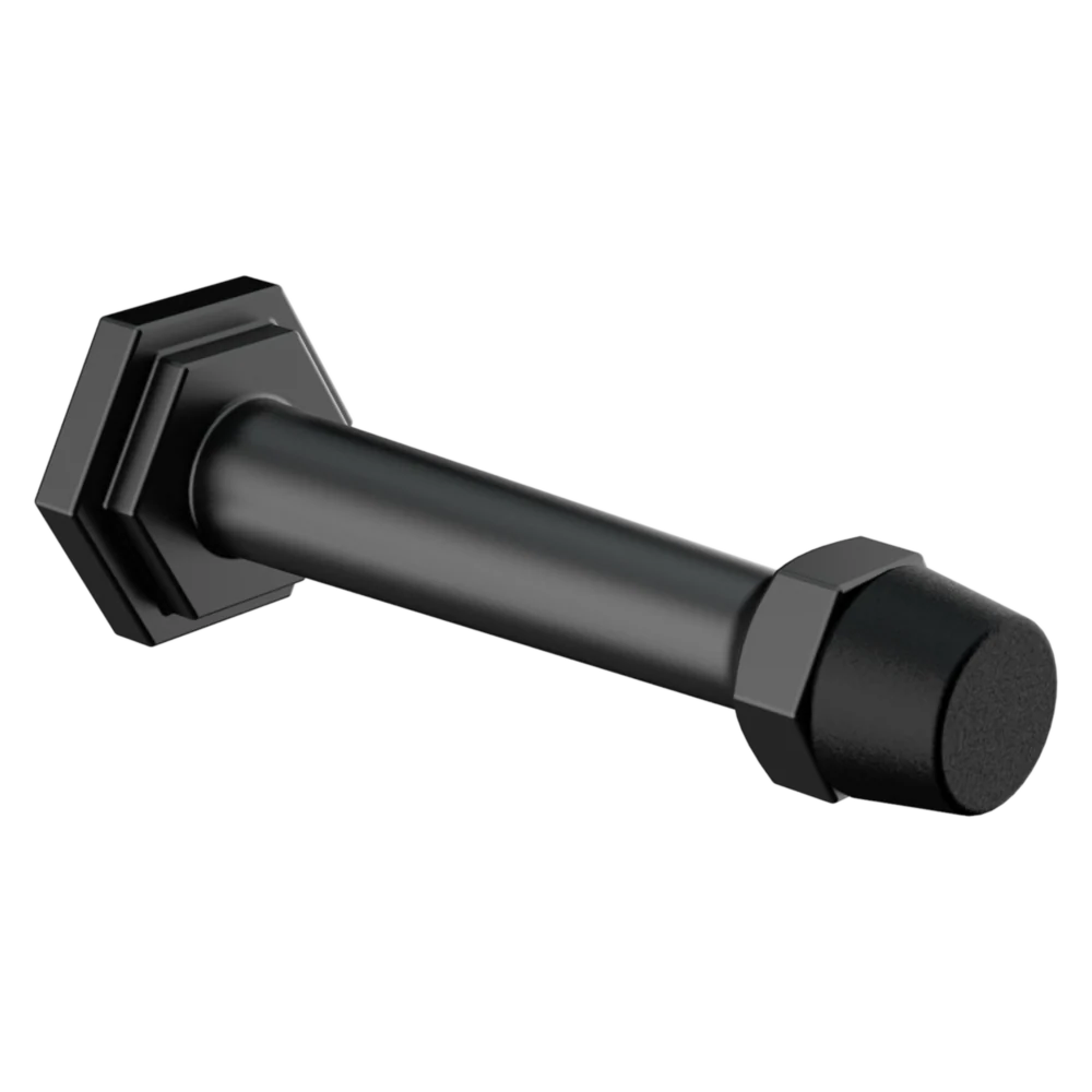 Lightweight National Hardware Powell 3 Matte Black Door Stop Versatile