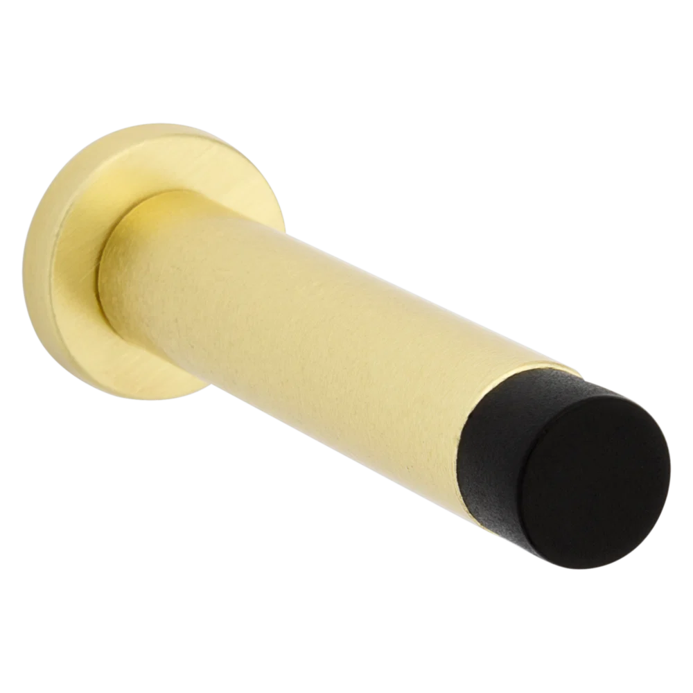 Dependable National Hardware 3 Brushed Gold Cooper Door Stop Sophisticated