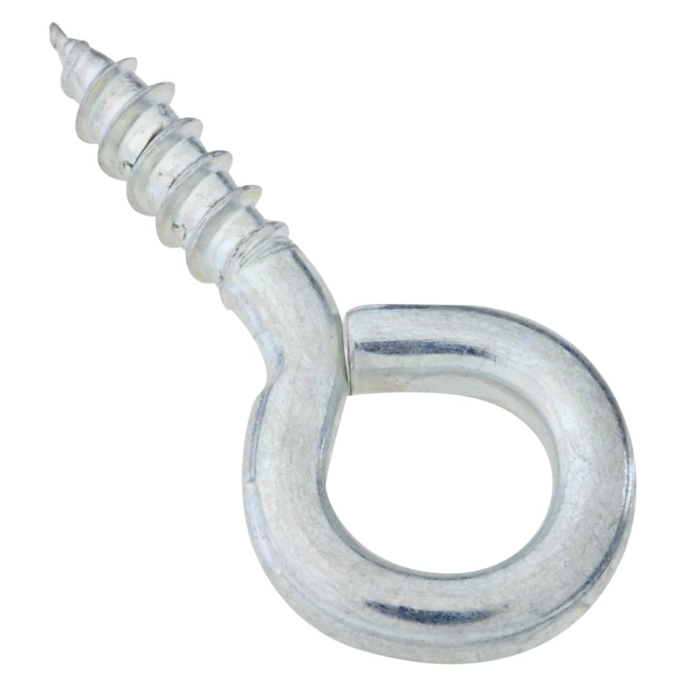 Professional National Hardware 106 Zinc Medium Screw Eye 5 Ct. Environmentally Friendly