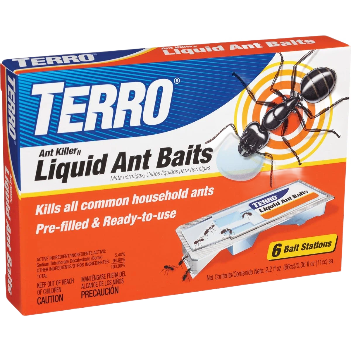 Minimalist Terro Liquid Ant Bait Stations 6-Pack Contemporary