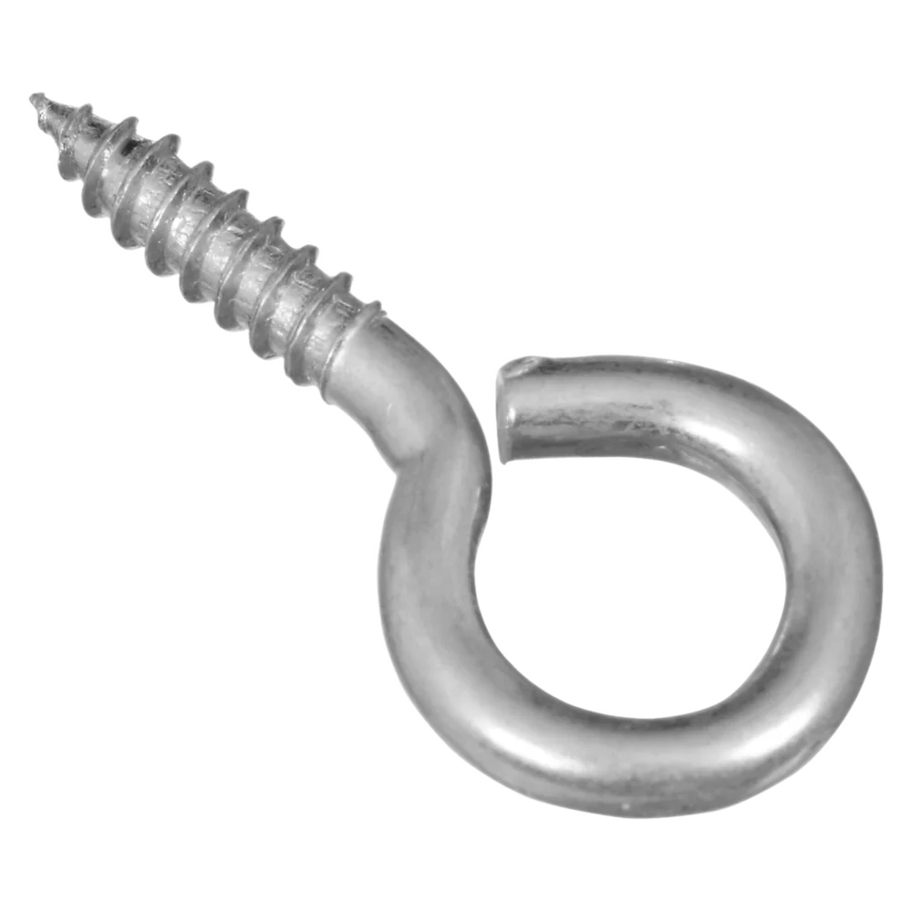 Recyclable National Hardware 8 Zinc Large Screw Eye 6 Ct. High-End