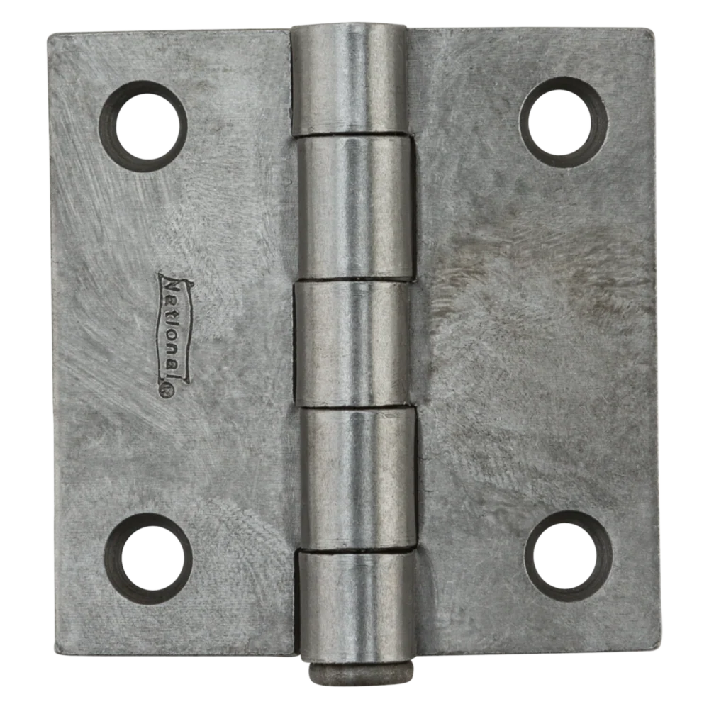 Breathable National Hardware 2 Square Plain Steel Broad Door Hinge Convenient