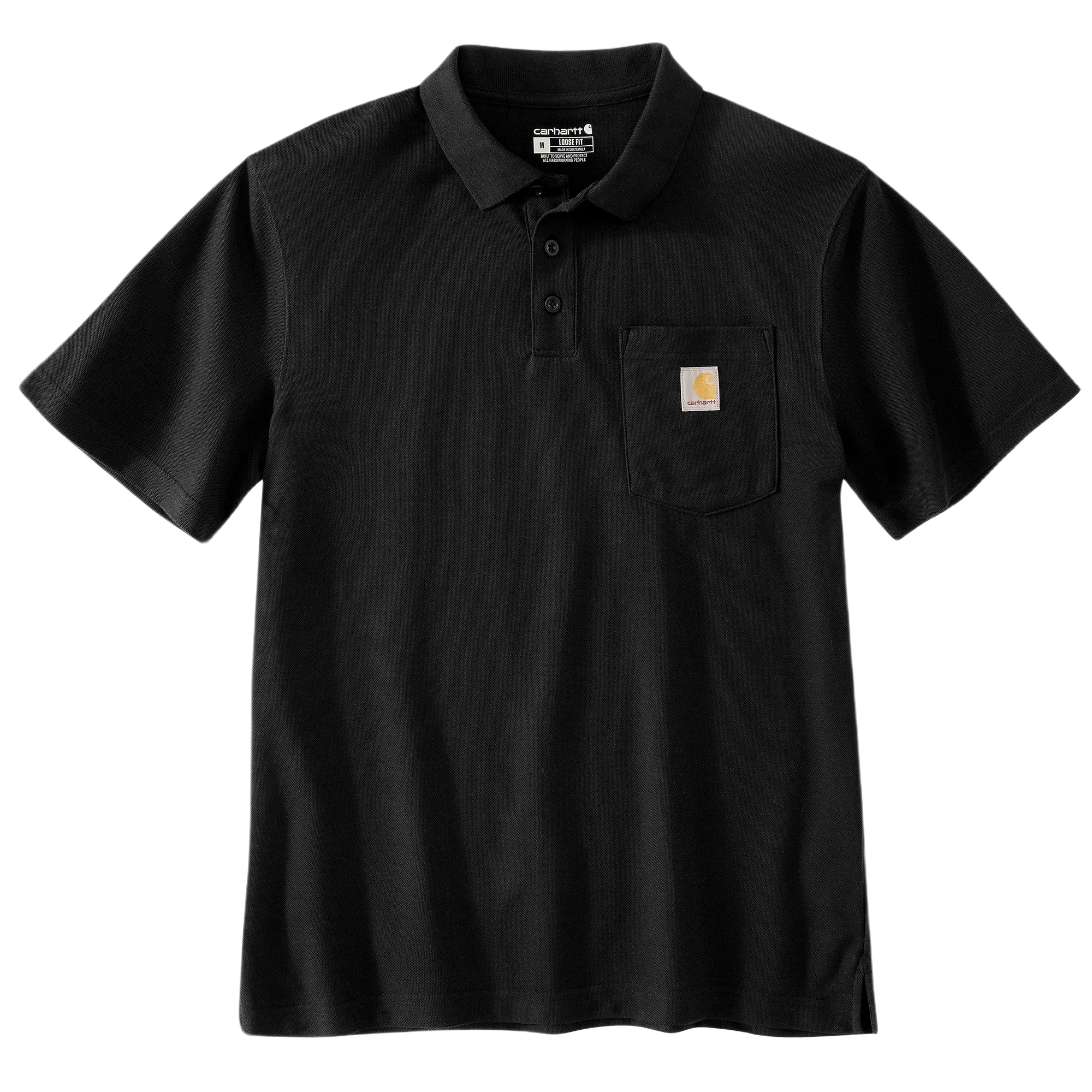 Sophisticated Carhartt Men's Loose Fit Midweight Short-Sleeve Pocket Polo Flexible