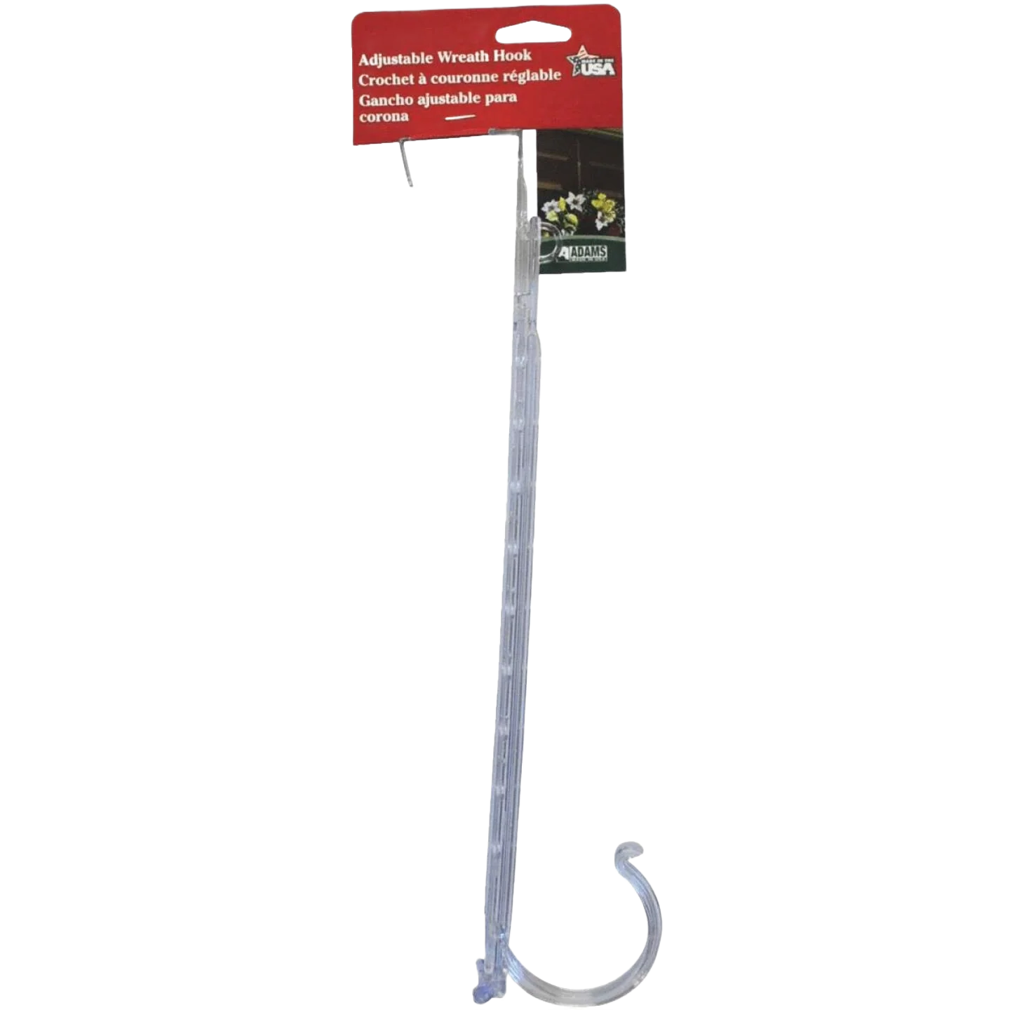 Safe Adams Adjustable Wreath Hanger 14-24 in. Innovative