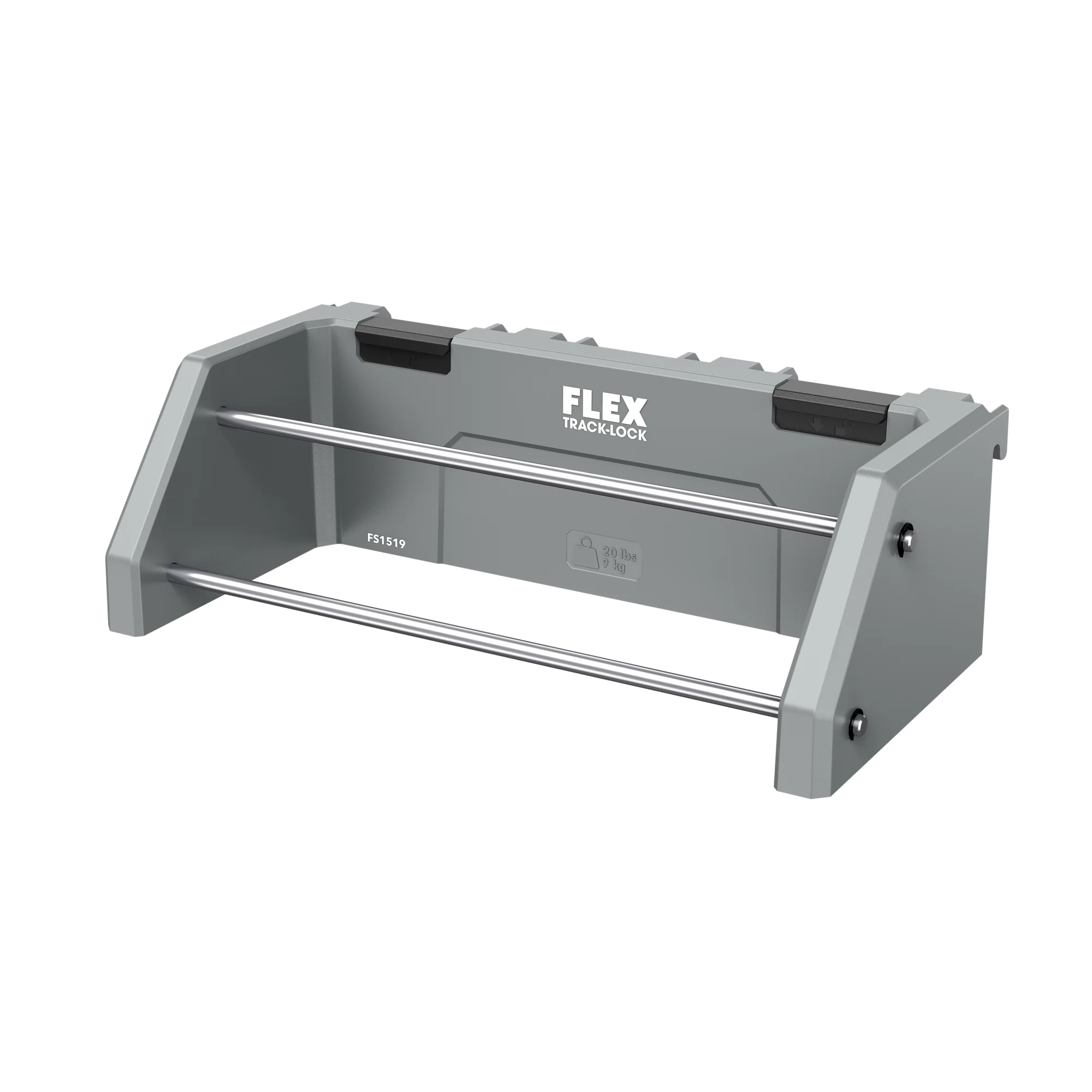 Practical FLEX TRACK LOCK™ Plier Snip Rack Detailed