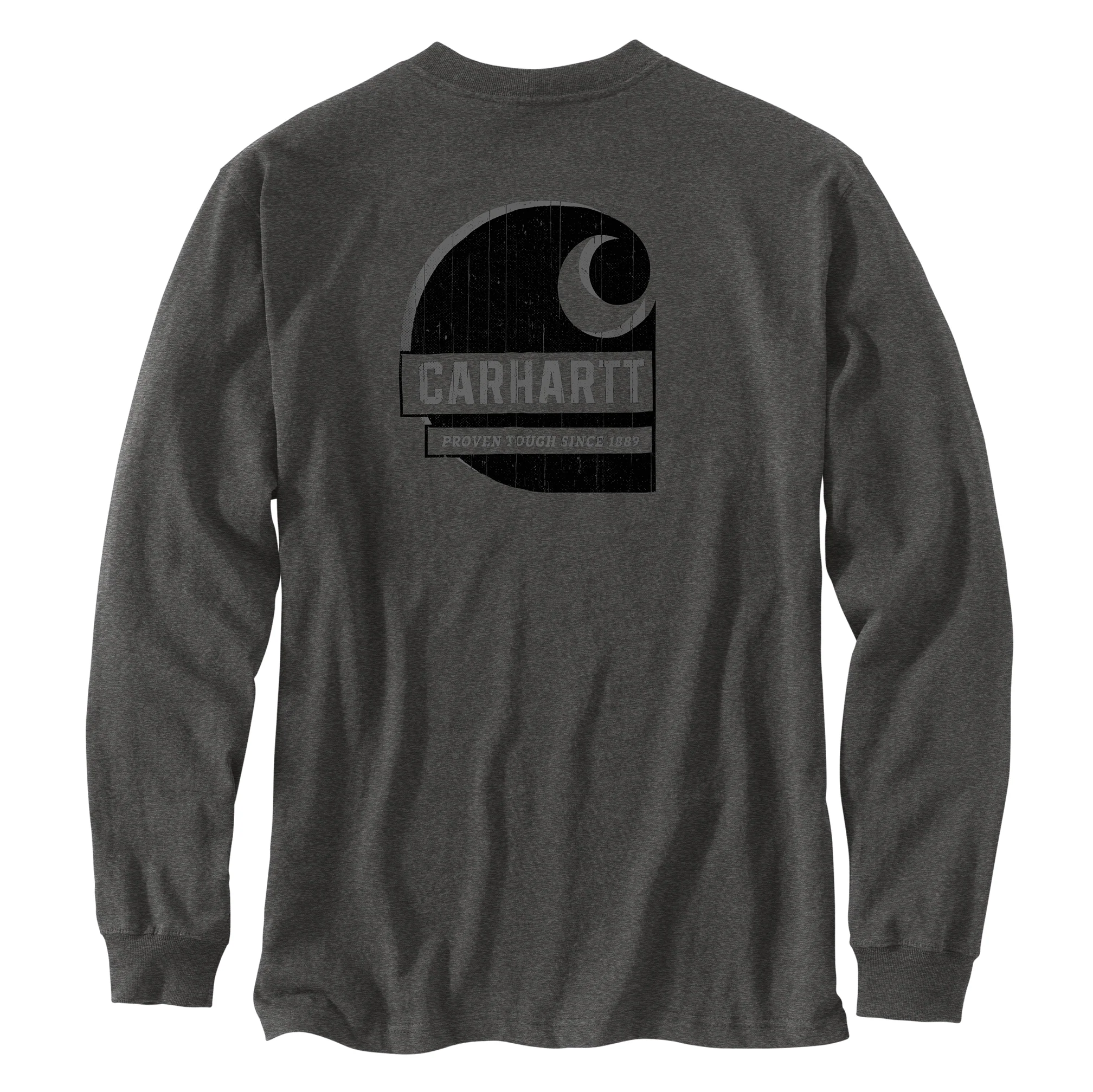 Sustainable Carhartt Men's Irvine Relaxed Tough C Long Sleeve T-Shirt Expertly Made