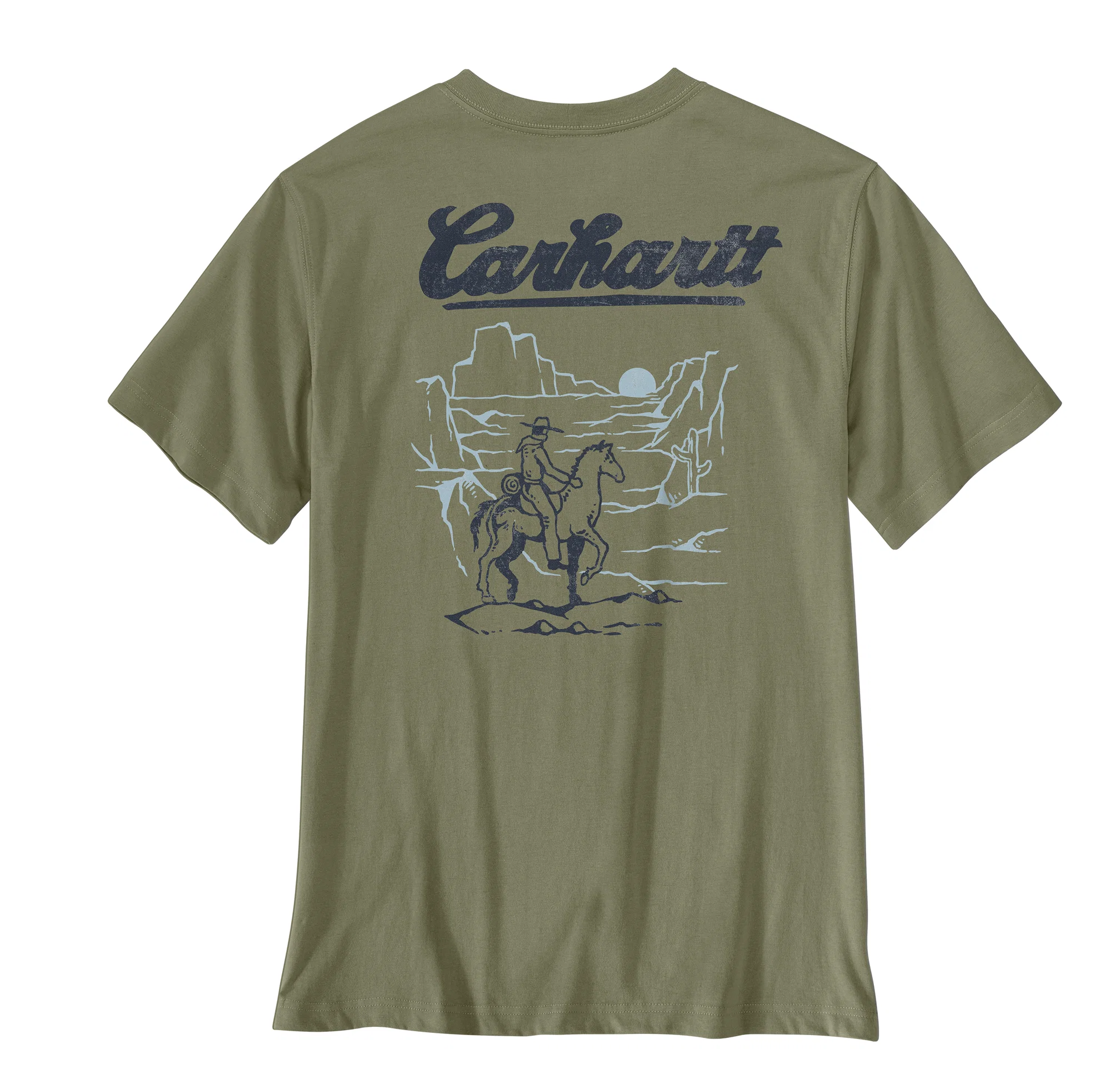 Original Carhartt Men's Irvine Relaxed Sunset Cowboy T-Shirt Luxury