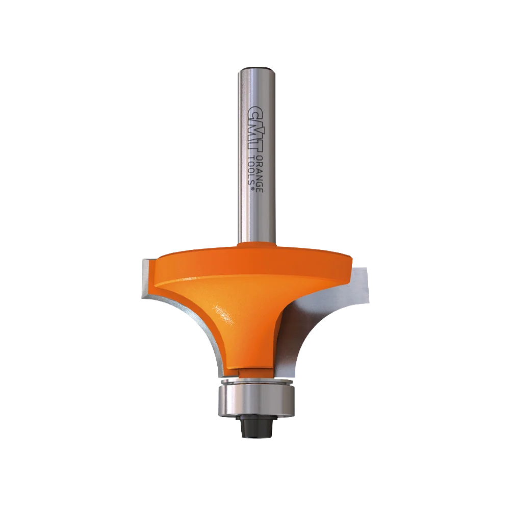User-Friendly CMT Orange Tools 1-3 4 x 7 8 Roundover Bit With Bearing 1 4 Shank Natural