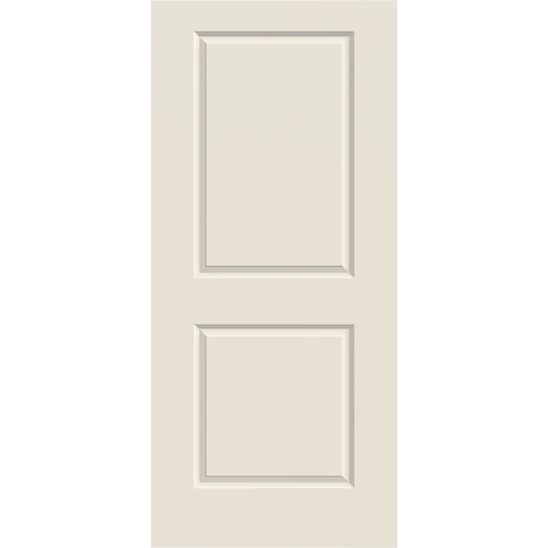 High-End Jeld-Wen 28 x 80 Carrara Primed 2-Panel Interior Slab Hollow Core Door High-Quality