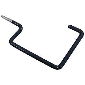 Official Hillman Storage Hook Black Vinyl Coated Unique