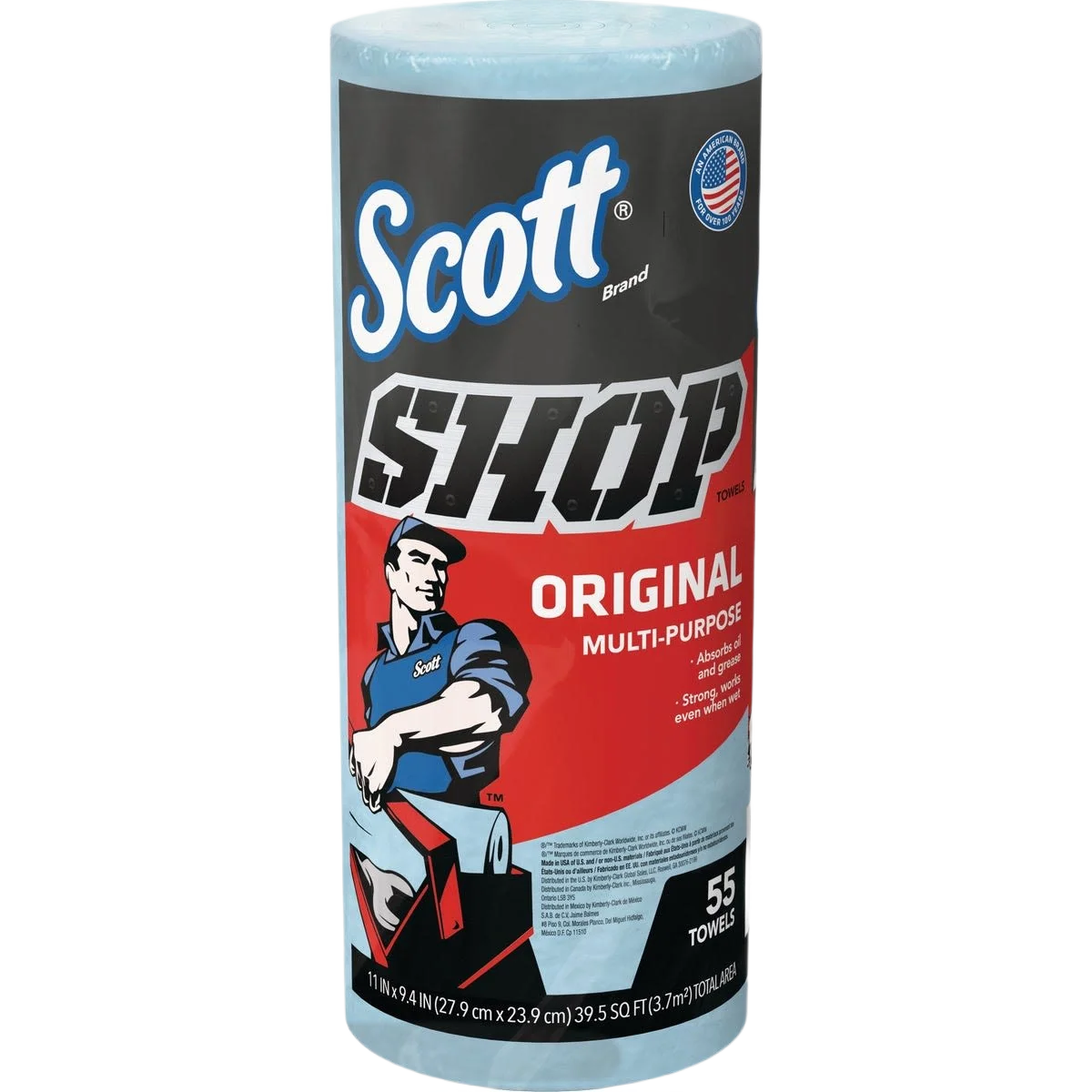 First-Class Scott 11 In. W x 9.4 In. L Shop Towel 55-Sheets User-Friendly