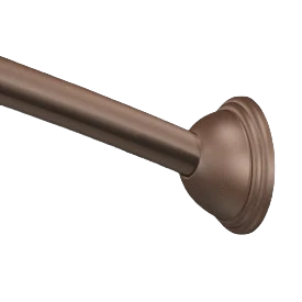 Dependable Moen Old World Bronze Adjustable Curved Shower Rod Contemporary