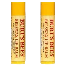 Recyclable Burt's Bees Beeswax Lip Balm 2 Pack Carefully Designed