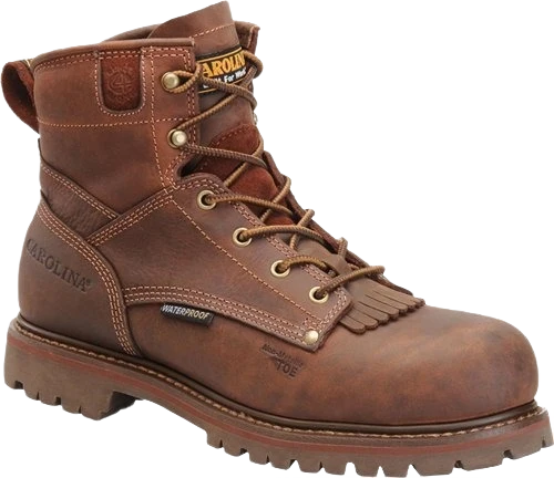 Crafted Carolina Men's Light Brown 28 Series Composite Toe Work Boots Size 9.5EE Fashionable