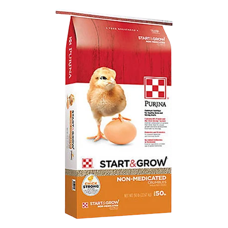 Practical Purina Start and Grow Non-Medicated Poultry Feed 50 lb. Versatile