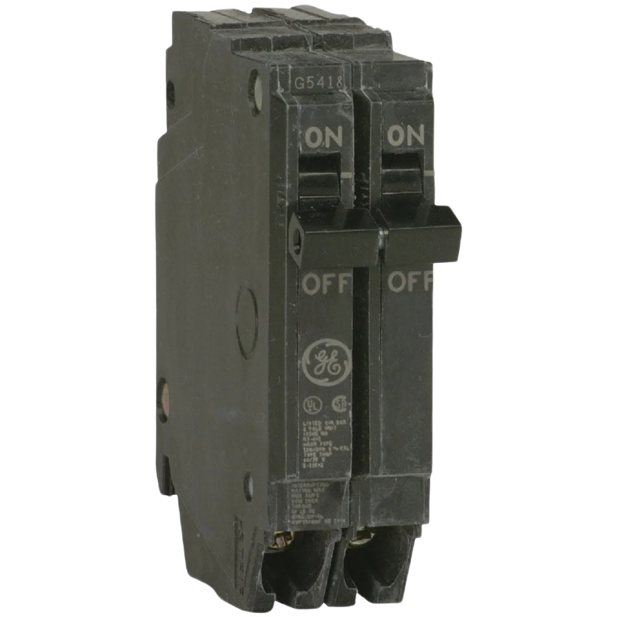 Proven GE THQP 20A Double-Pole Standard Circuit Breaker Durable