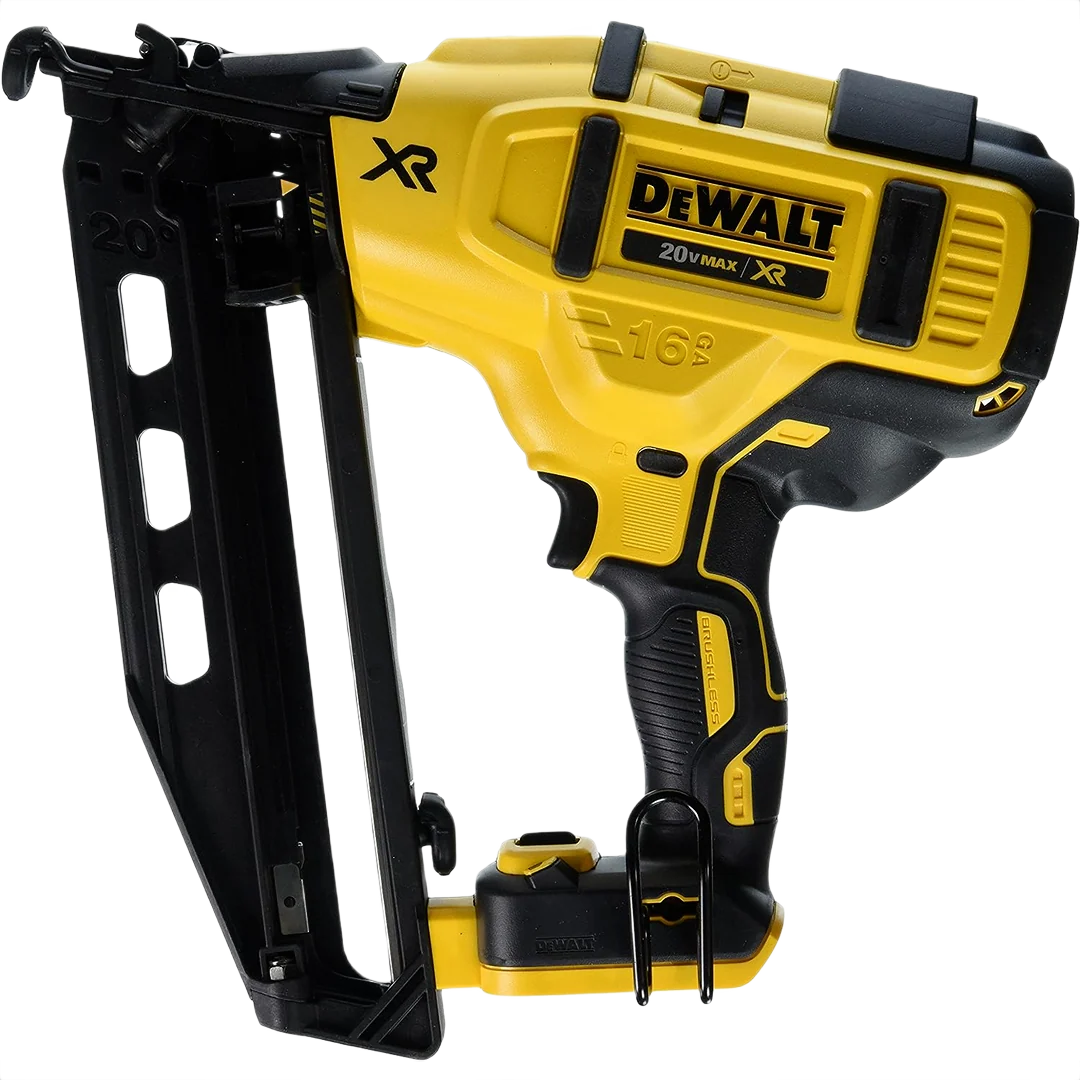 Consistent DEWALT 20V MAX XR® 16 GA Cordless Angled Finish Nailer Tool Only Unique