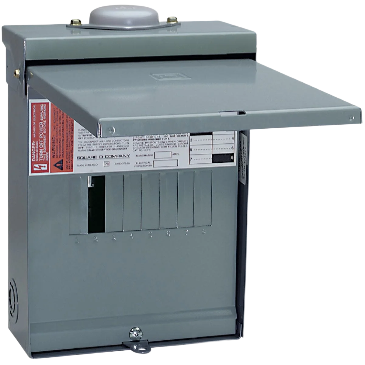 High-Performance Square D QO 100A Raintight Main Lug Load Center Modern