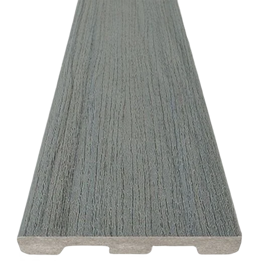 Durable Timbertech Prime Sea Salt Gray Grooved Board Decking 12 ft. Superior