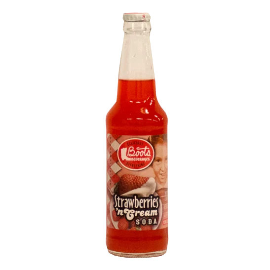 Eco-Friendly Boots Strawberries Cream Soda 12 oz. Outstanding