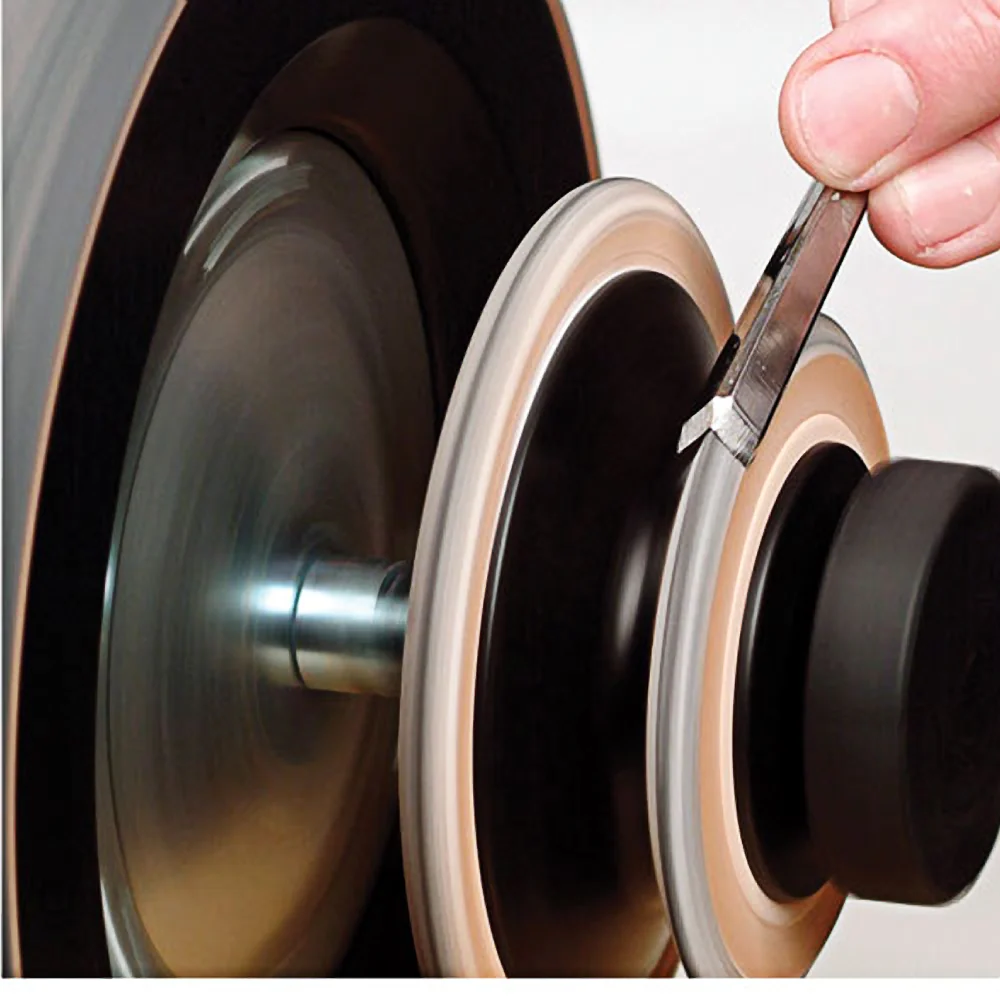 High-Performance Tormek LA-120 Profiled Leather Honing Wheel Organic