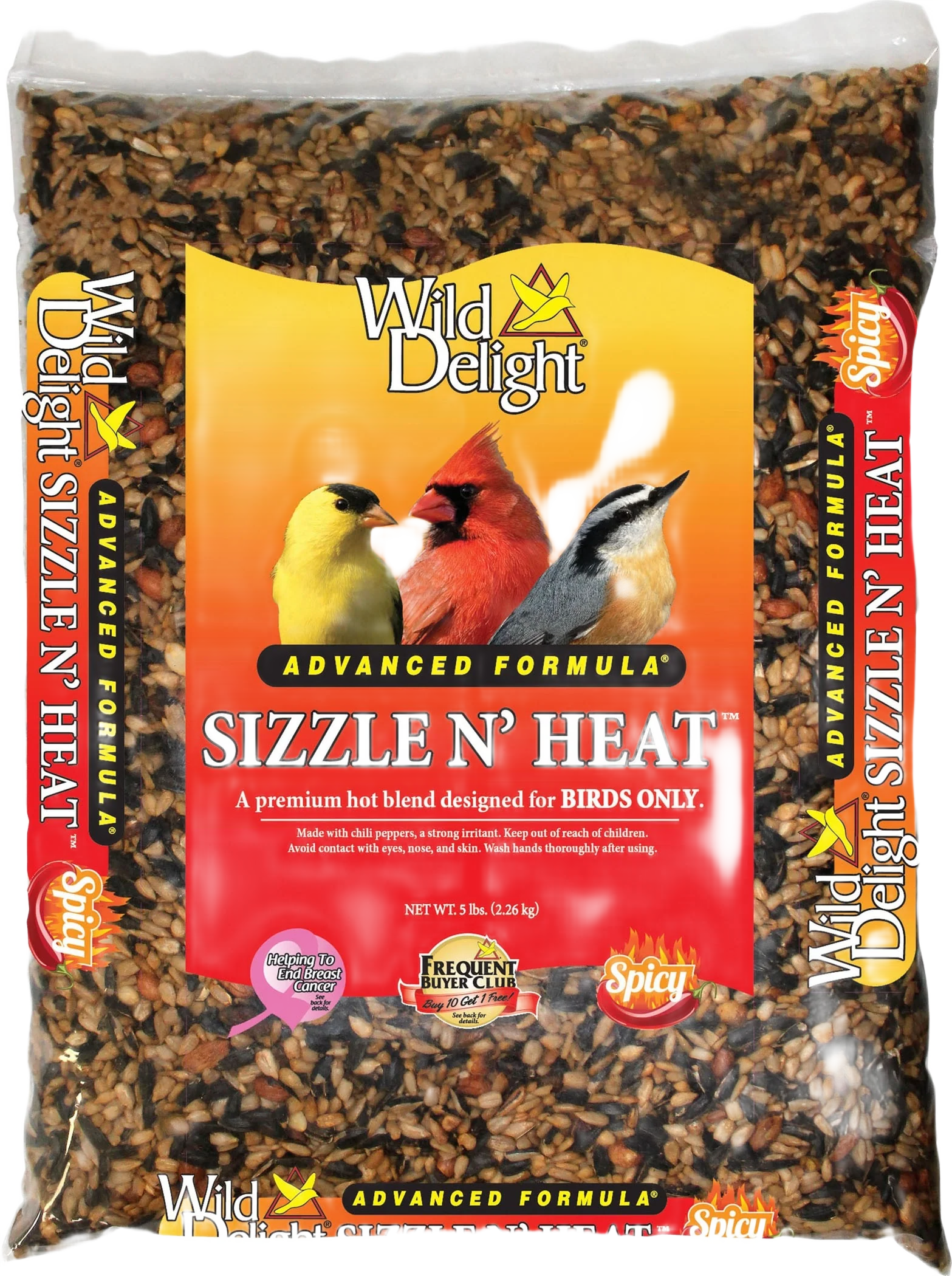 Optimized Wild Delight Sizzle N Heat 5 lb. Eco-Friendly