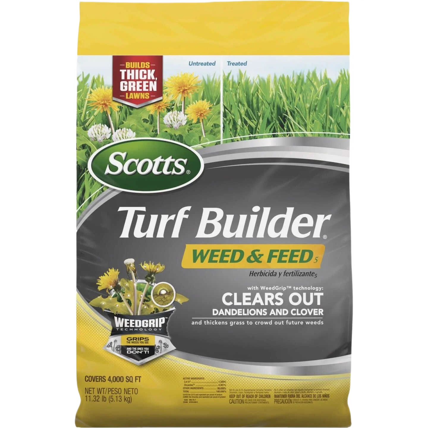 Dependable Scotts Turf Builder Weed Feed 11.57 lbs. Detailed