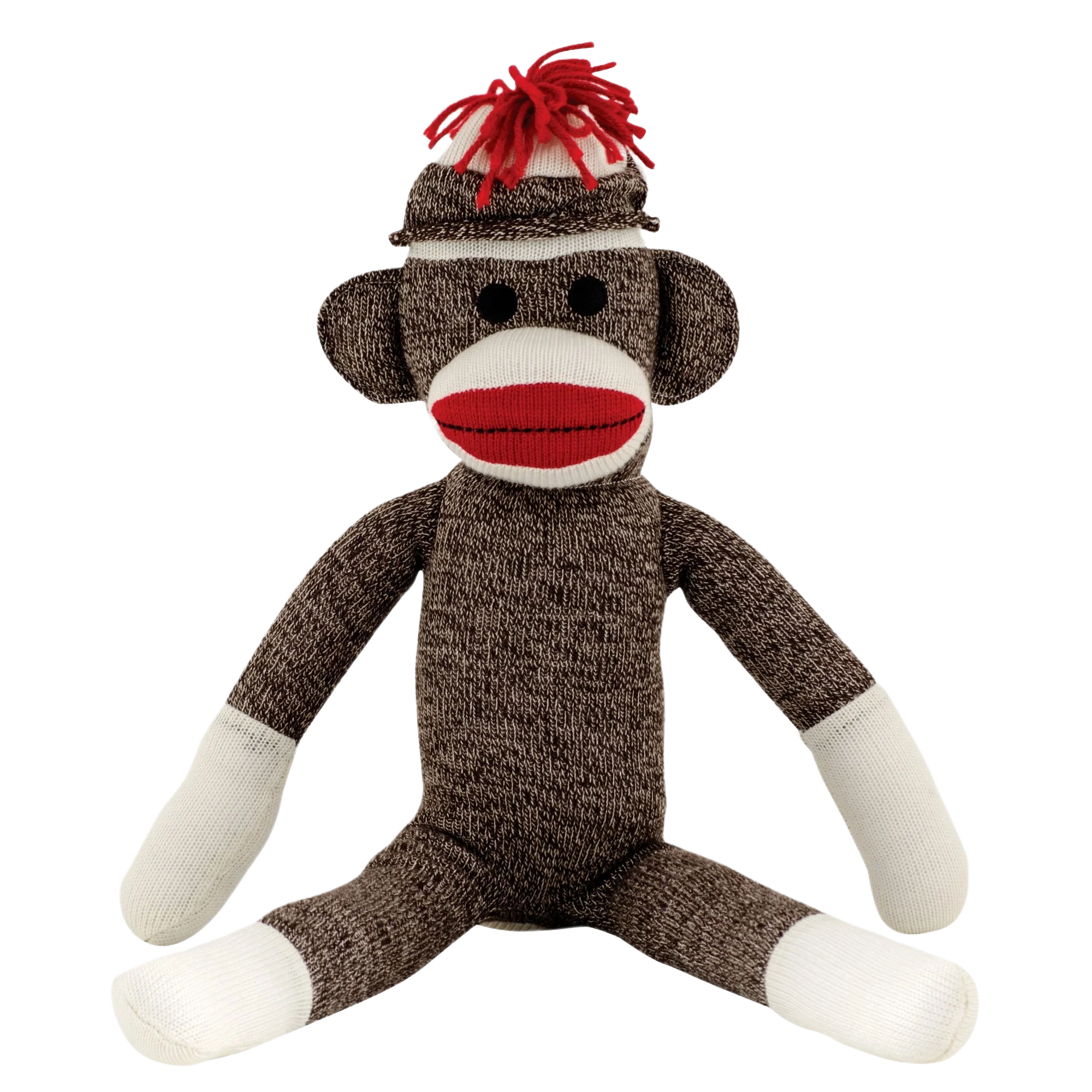 Luxury Schylling Stuffed Sock Toy Monkey Stylish