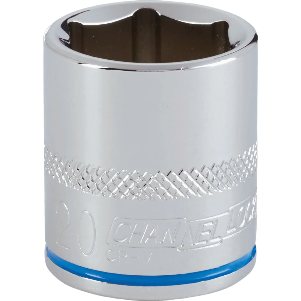 Effective Channellock 3 8 in. Drive 20mm 6-Point Shallow Metric Socket Environmentally Friendly
