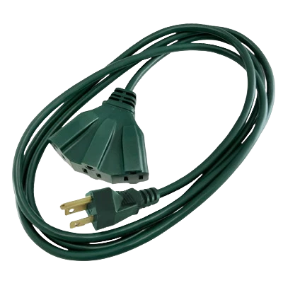 Original Design Master Electrician 8' 16 3 SJTW Green Outdoor Extension Cord Safe