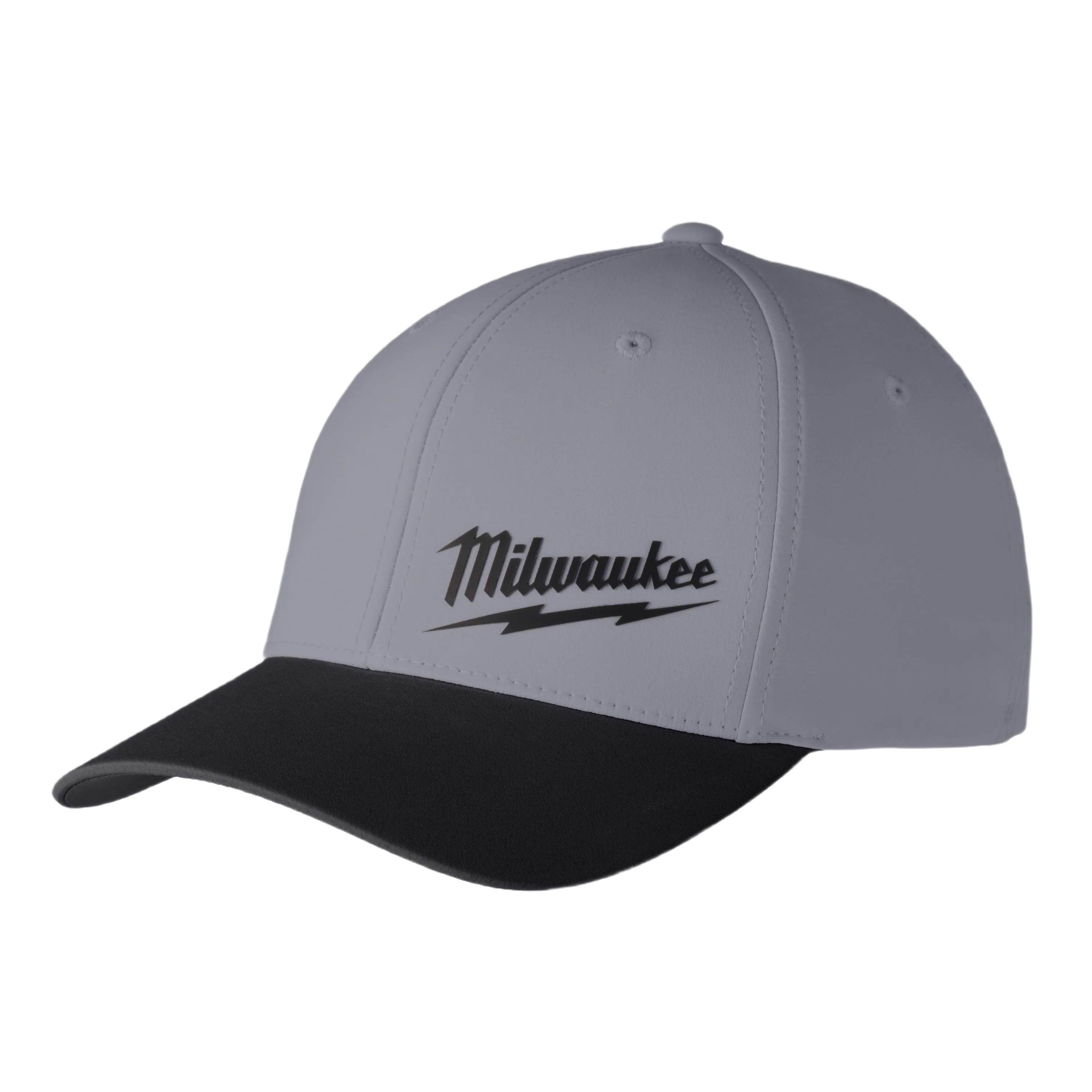 Stylish Milwaukee Dark Gray WORKSKIN Performance Fitted Hat S M Selected