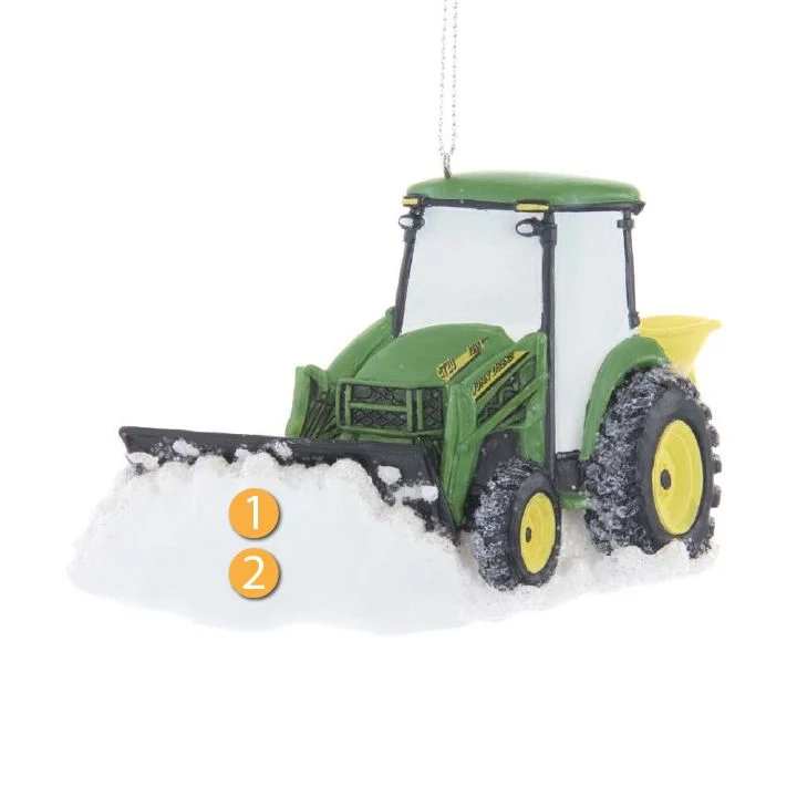 Trendy Kurt S. Adler Personalized John Deere Tractor Ornament Convenient