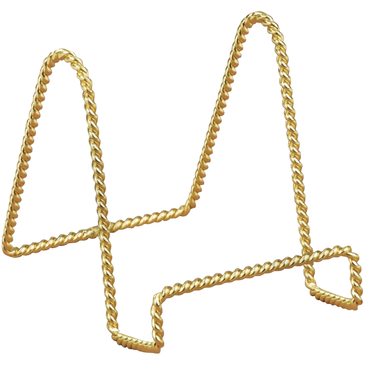 Eco-Friendly Tripar Twisted Brass Plate Stand Outstanding