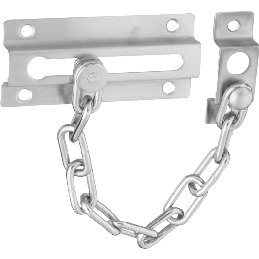 Innovative National Hardware Satin Chrome Security Chain Door Guard Practical
