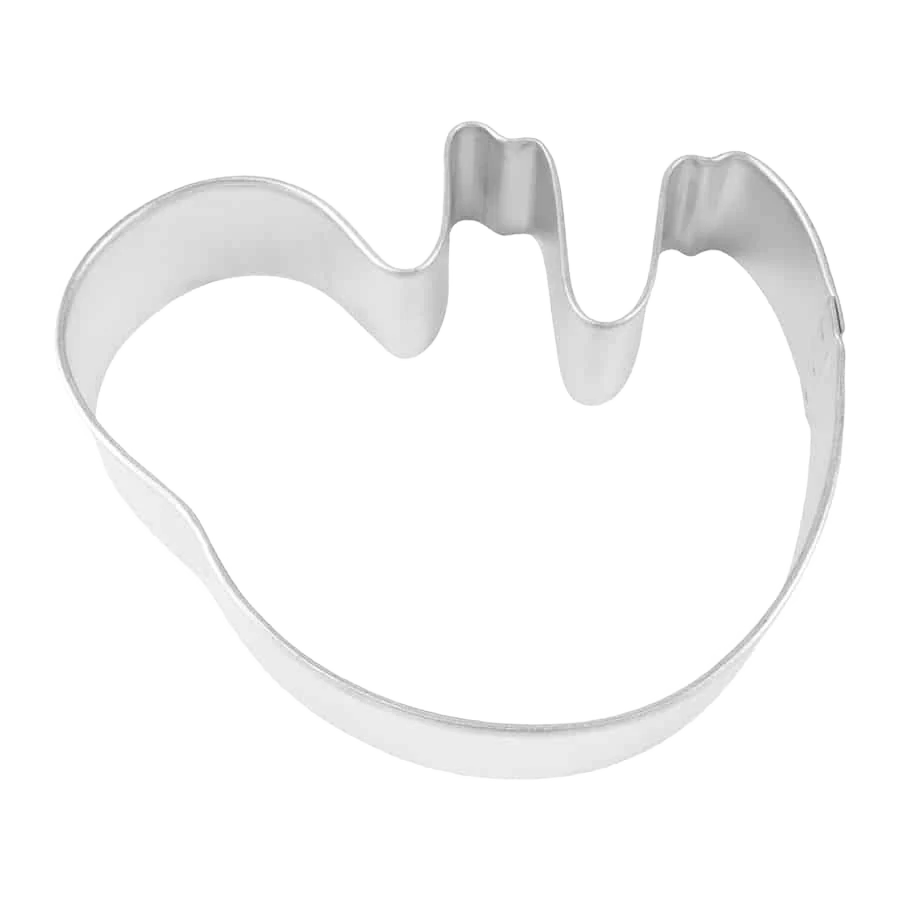 Minimalist R M International Sloth Cookie Cutter 3.75 in. Flexible