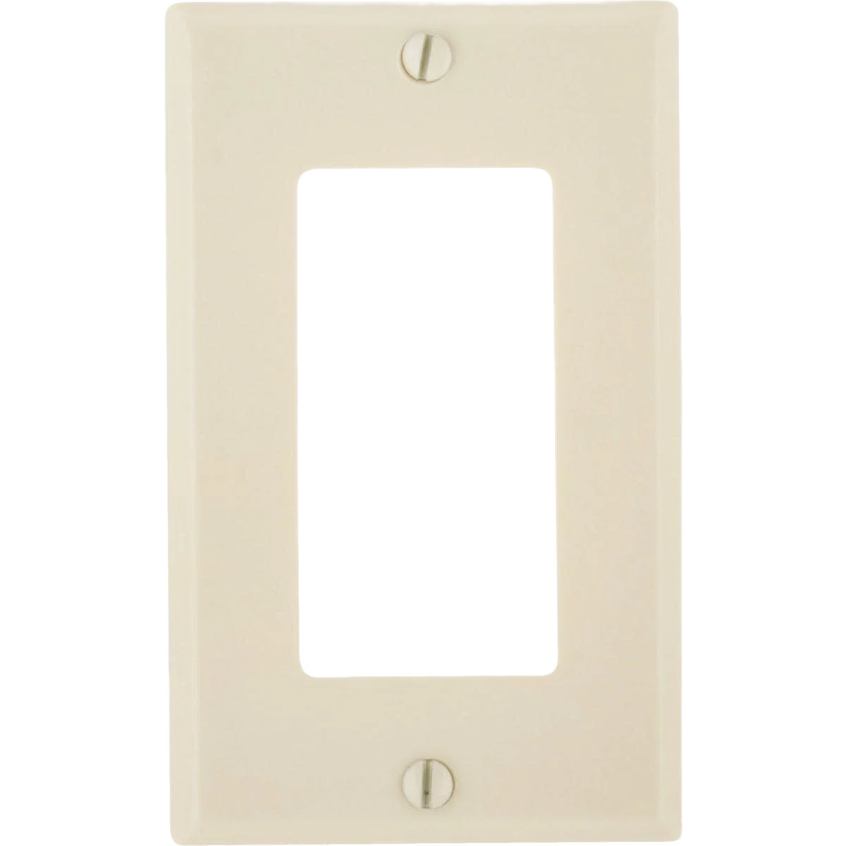 Genuine Leviton Decora 1-Gang Ivory Smooth Plastic Rocker Decorator Wall Plate Traditional