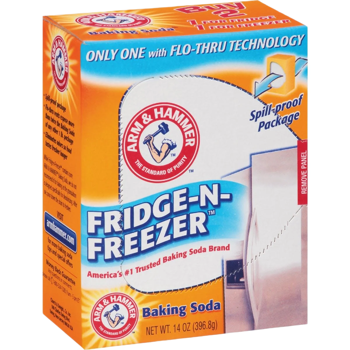 Fast Arm Hammer Fridge-N-zer Baking Soda Authentic