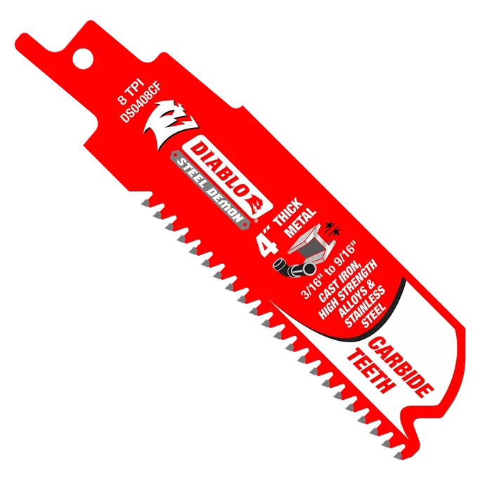 Smooth Diablo 4-In. Carbide Thick Metal Cutting Saw Blade High-Quality