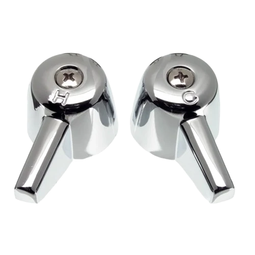 Reusable Danco Pair of Handles for Central Brass Faucets Chrome Specialty