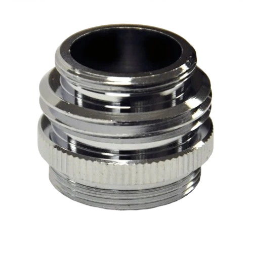 Green Danco Chrome Hose Adapter 15 16 -27M or 55 64 -27F to 3 4 GHTM First-Class