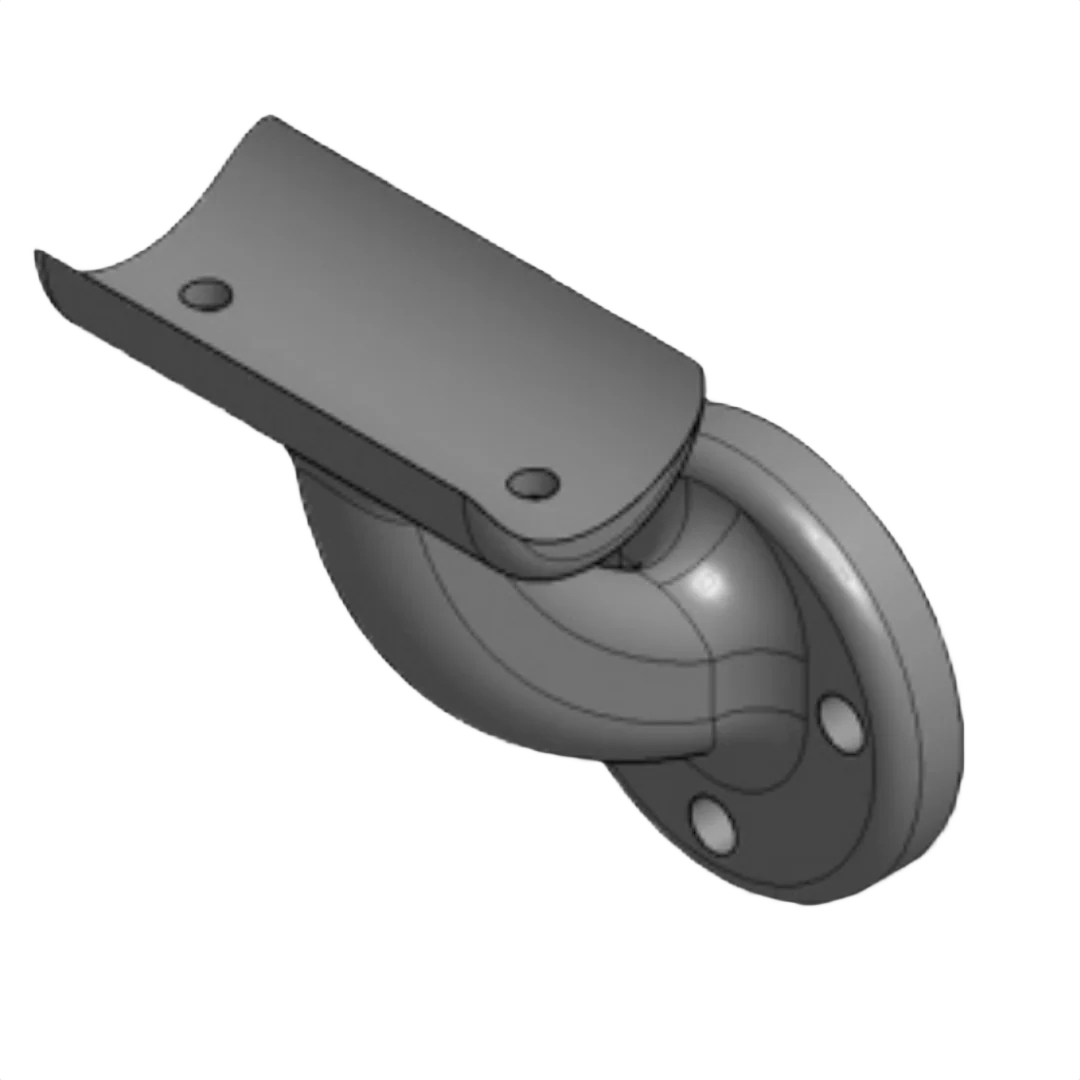 Authentic Westbury White Wall Mount for ADA Aluminum Handrail Environmentally Friendly