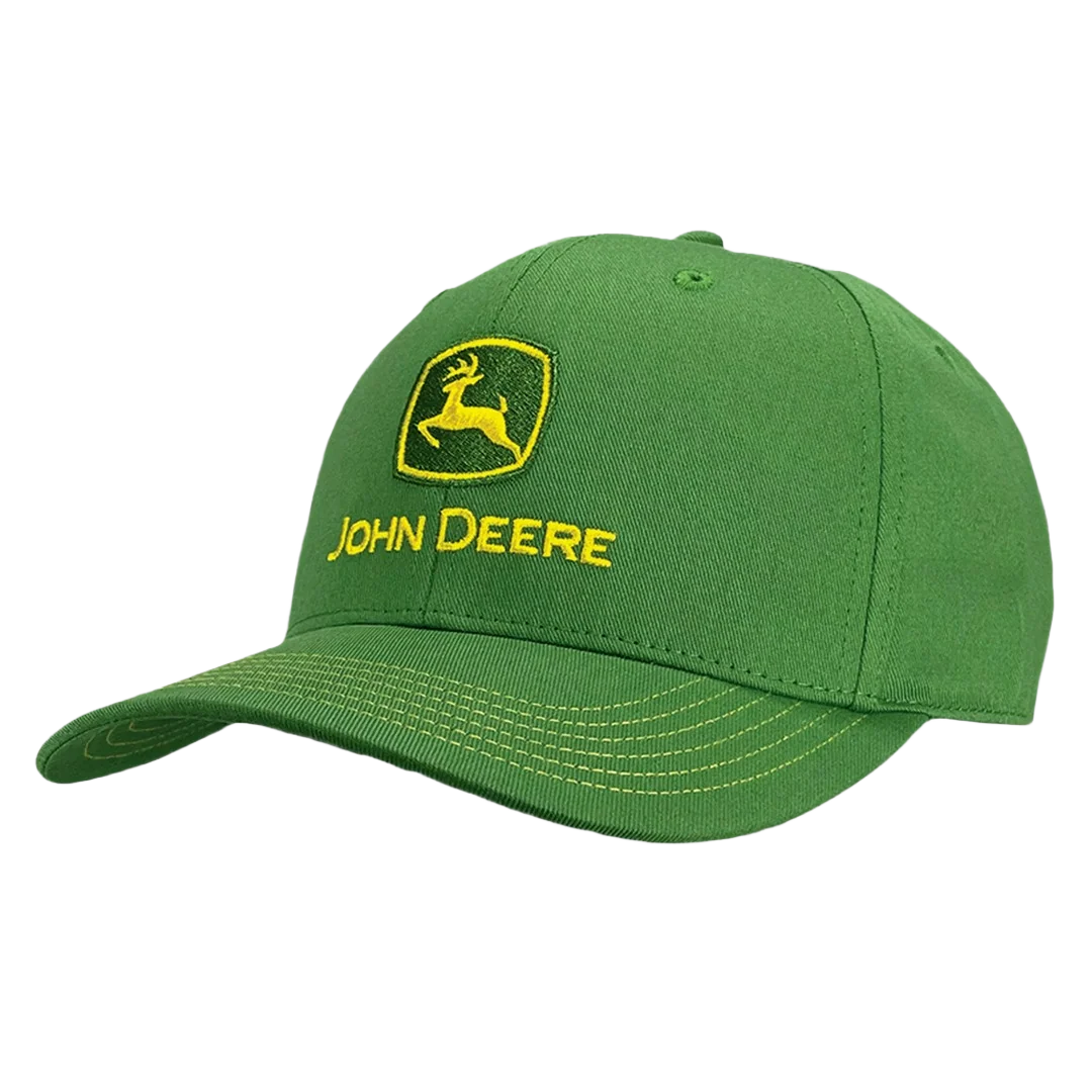 Elite John Deere Moline 112 Green Woven Twill Hat Selected